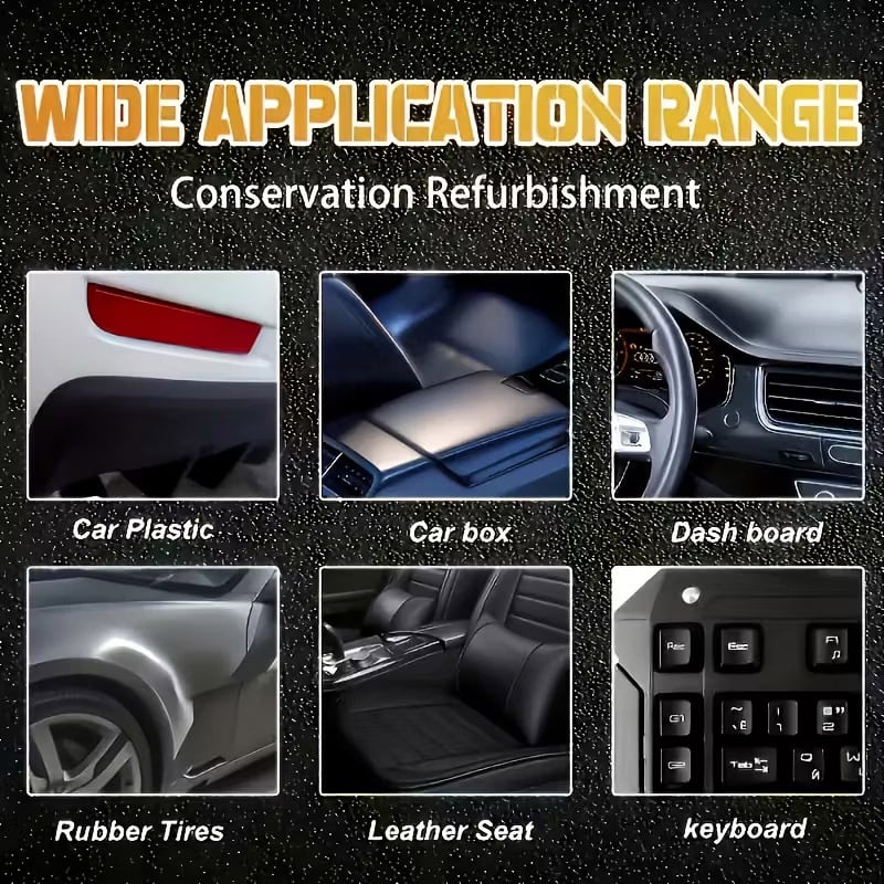 ⏰49% OFF✨ Restore That Deep Black Finish | Tire & Trim Coating