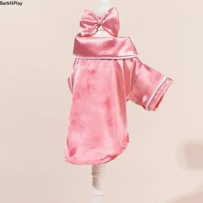 Soft Silk Pet Pajama Set