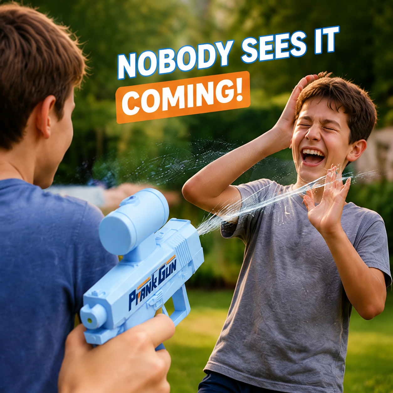 💦 50% OFF Double-Sided Prank Water Blaster 😂