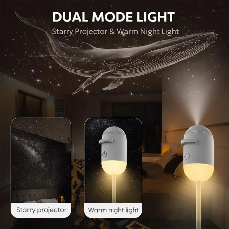 Galaxy Projector 2-in-1 Starry Sky Projector