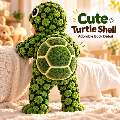 🐢 Little Turtle Plush 3D Shell Baby Onesie – Cute Hooded Cozy Romper