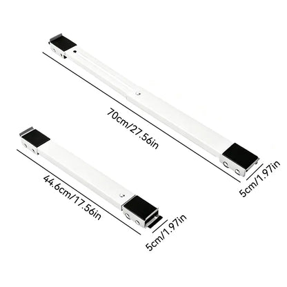 2-Pack Adjustable Telescopic Heavy Duty Metal Frame Appliance Moving Dolly