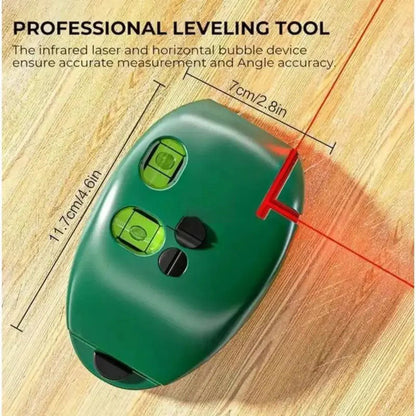 90° Red Laser Level – 20M Self-Leveling Line Laser for Construction & DIY