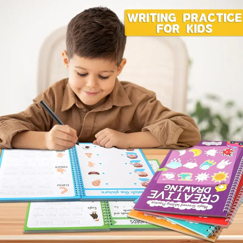 6-Piece Magic Grooved Writing Practice Kit