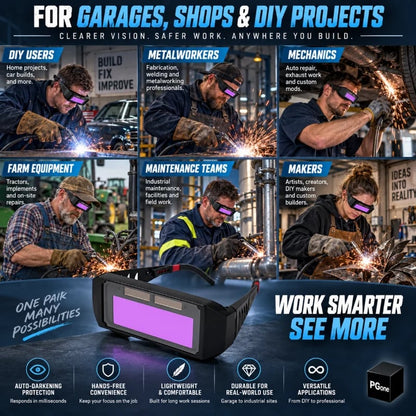 🔥HOT SALE🔥Auto-Darkening Anti-Glare Welding Glasses