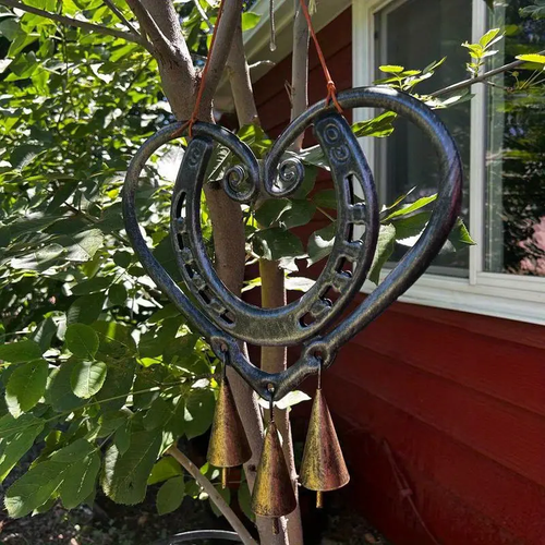 🎁Last Day 49% OFF - 100% Handmade | The Horseshoe Heart Wind Chime❤