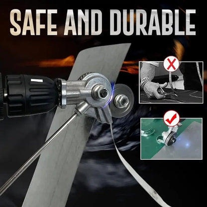Electric Drill Mounted Metal Cutter for Iron Steel Aluminum Sheet
