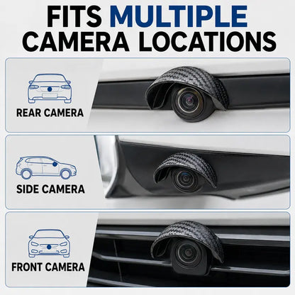 🚗📷 4-Piece Rearview Camera Rain Cover Set – Universal Weather Shield for Clearer Parking View ☔