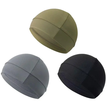 Unisex Plain Color Multifunctional Skull Caps 2026 Summer Sportive Beanie Fitted Hat