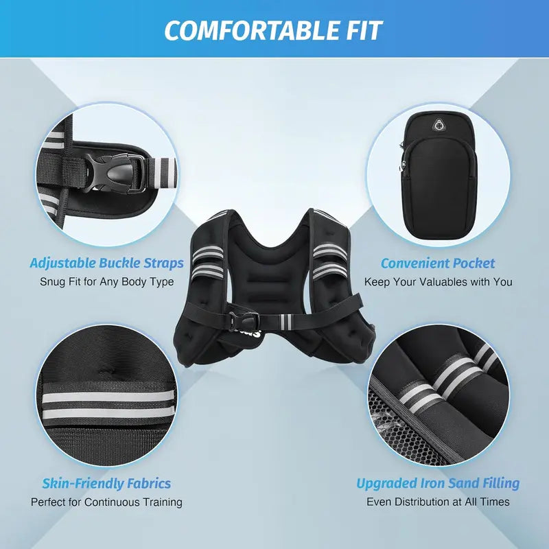 Weighted Vest-6lb Rucking vest