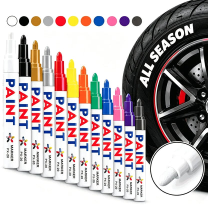 🎁Permanent Automotive Paint Marker Pens – Waterproof Oil-Based