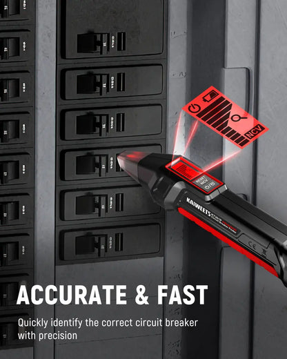 AC Circuit Breaker Finder Tool with Alert LCD Display