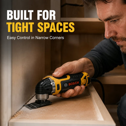 ⚡ Bosch Mini Oscillating Multi-Tool – Compact Cutting, Sanding & Scraping Tool for DIY Projects