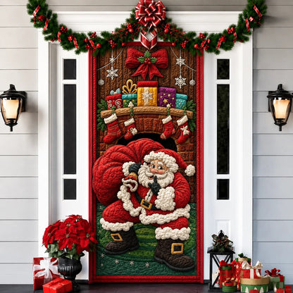 🎉🔥Last day with huge discounts!🌟2026 3D Christmas front door decoration