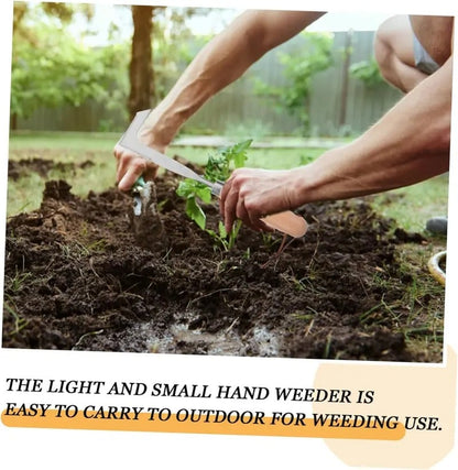 L-Shaped Stainless Steel Crevice Weeding Tool