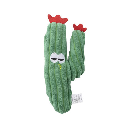 🌵 5 Pack Organic Catnip Cactus Cat Toys | Soft Plush Chew Toys for Indoor Kittens & Adult Cats! 🐱