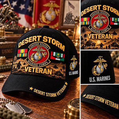🎖️ Desert Storm Veteran Cap – Your Service. Your Pride. (1991–2026 - 35TH ANNIVERSARY)