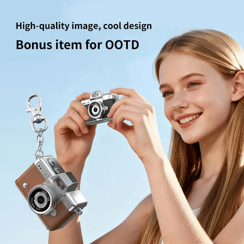 📸 Mini Keychain Camera – Tiny HD Digital Camera for Everyday Memories