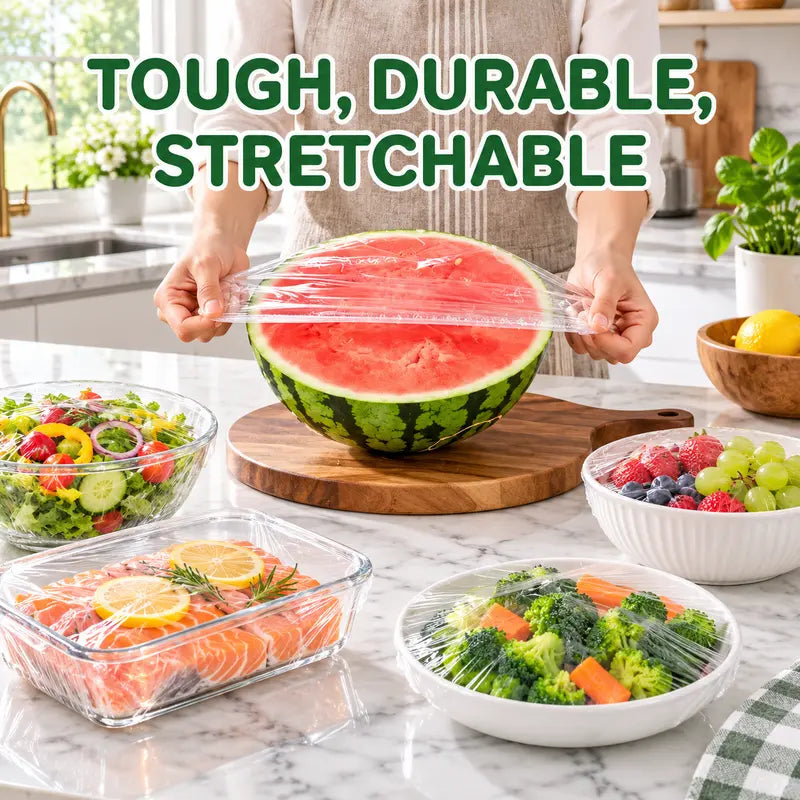 100PCS Disposable Elastic Food Covers