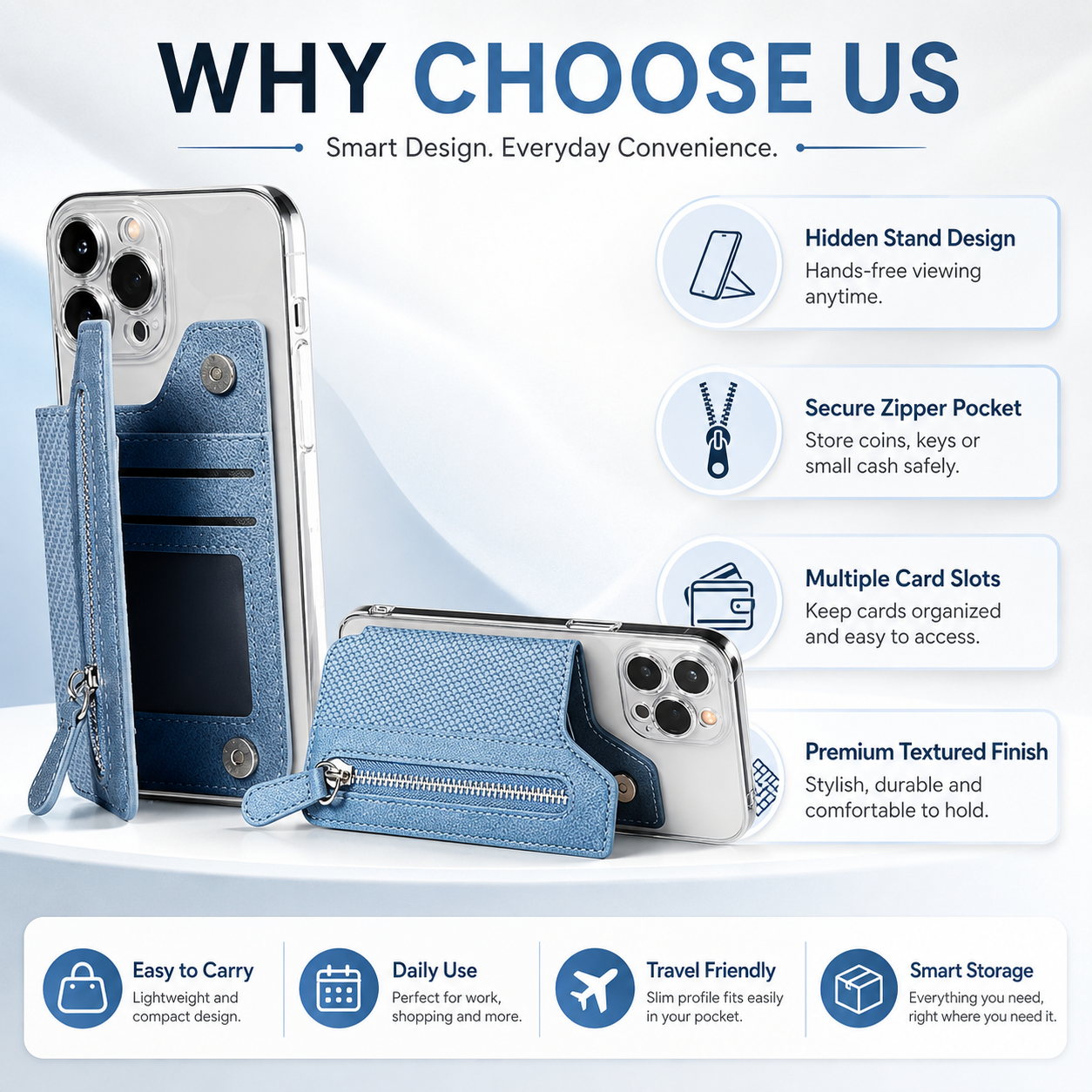 Phone Wallet Card Holder
