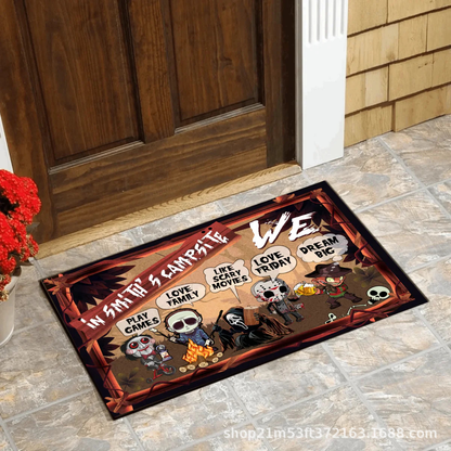 💀 3D Skull Trap Door Illusion Mat – Spooky Halloween Entrance Decor