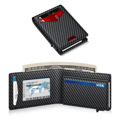 Men's RFID Minimalist Bifold Wallet