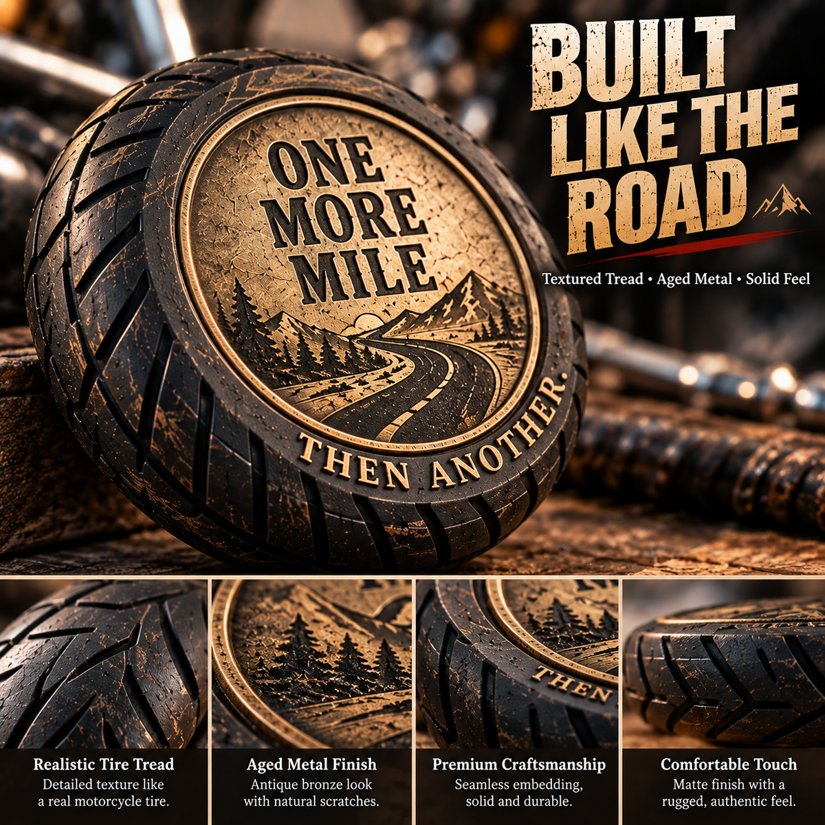 🏍️ One More Mile™ Pocket Hug for Riders