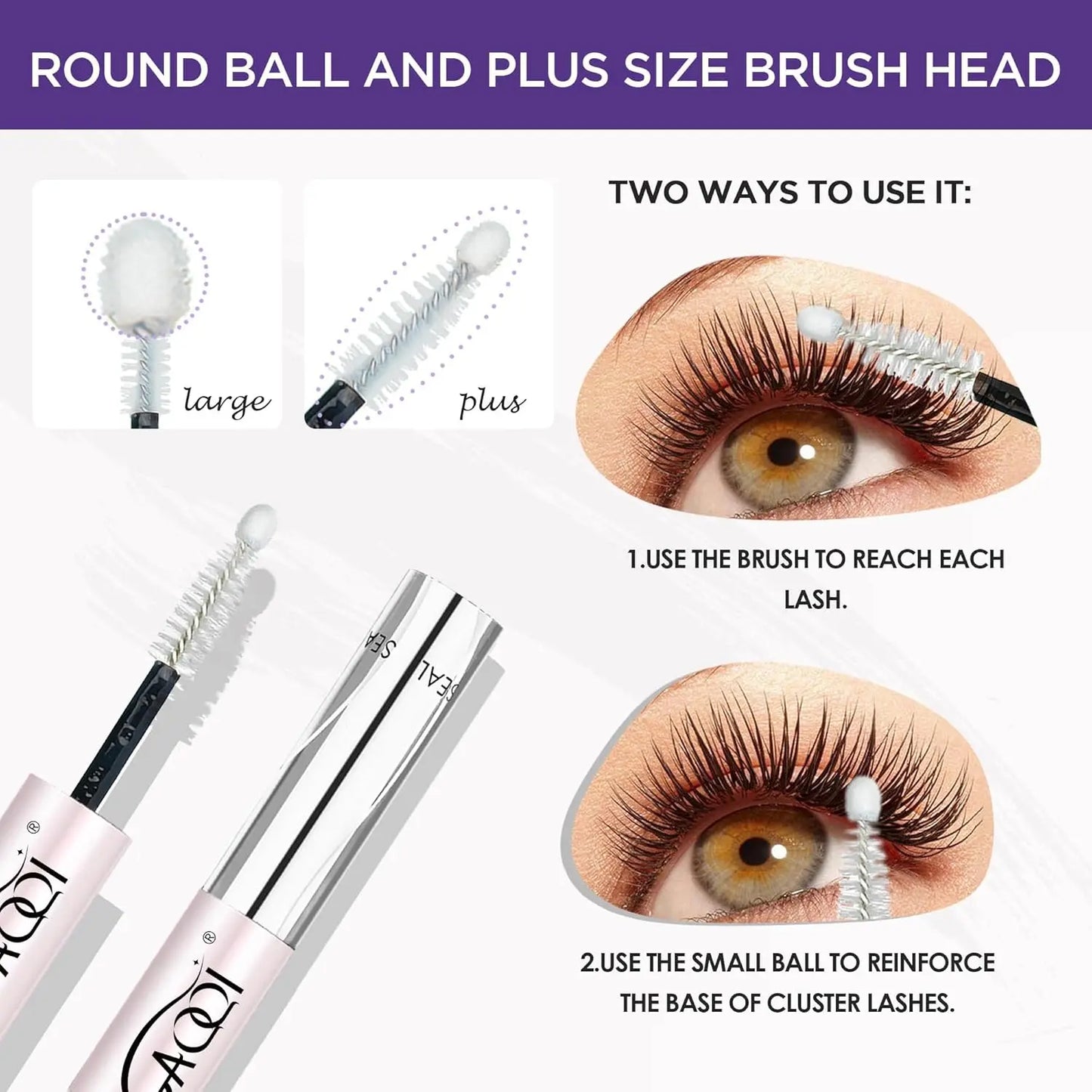 💖 50% OFF 10ml Lash Bond & Seal – Waterproof Adhesive for Cluster & Individual Lashes