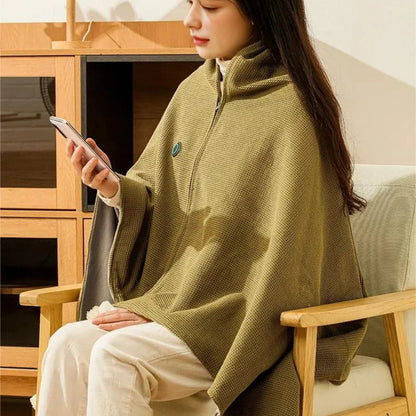 Portable Heated Shawl – Wearable Electric Heating Wrap