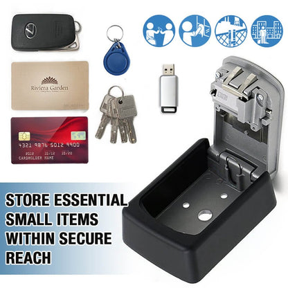 🔐⚡ Wall‑Mount Resettable Combination Key Box – Rust‑Proof, Large Storage, Heavy‑Duty ✨