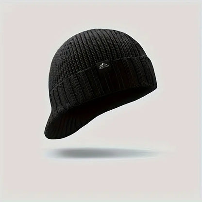 Knitted wool hat