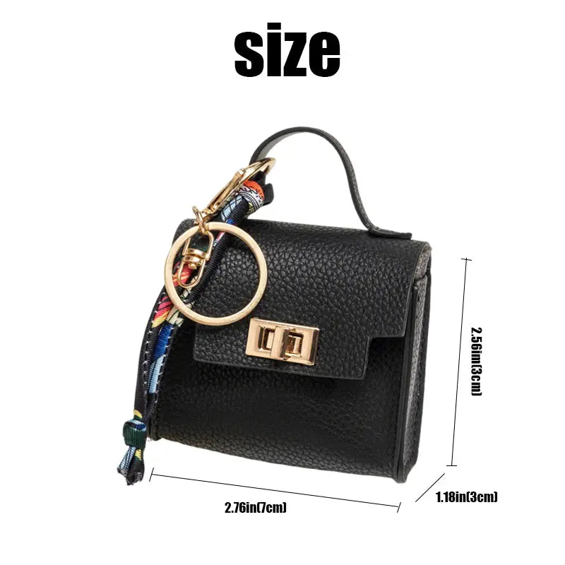 Mini Square Bag Pendant Keychain
