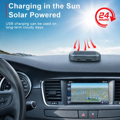 Solar Powered Fake Car Alarm Light