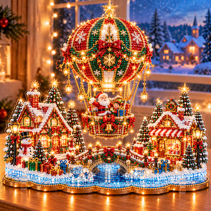 🎄Relaxing & Beginner-Friendly-❤️ DIY Christmas Village Diamond Art