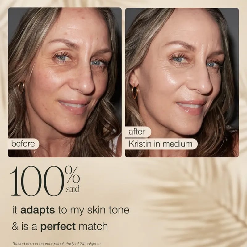 Summer skin essentials — — - CC color-correcting tinted serum + creaseless SPF 30 mineral setting powder
