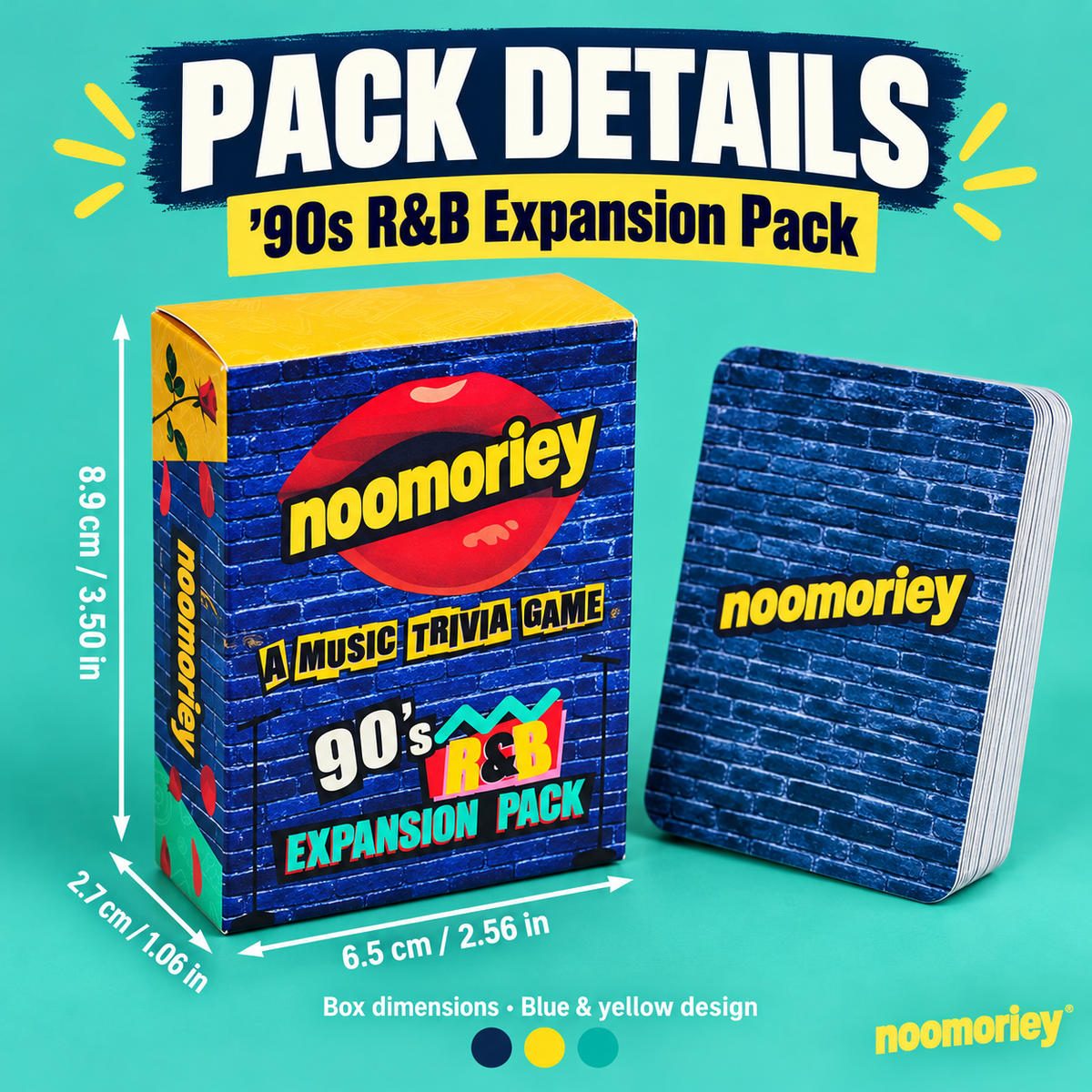90s R&B Music Trivia Card Game – Nostalgic Party Game for Music Lovers