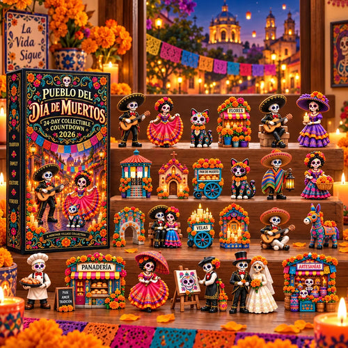 🔥DAY OF THE DEAD KICKOFF 49% OFF - 💀Day of the Dead Village Advent Calendar 2026🎁