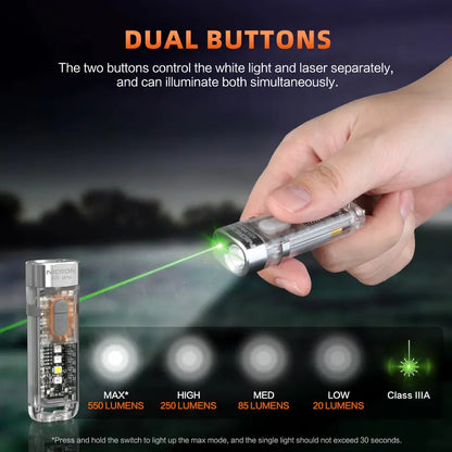 Magnetic Keychain Flashlight