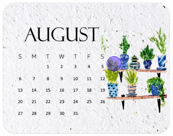 🌱 2027 Plantable Seed Calendar – Grow Flowers, Herbs & New Memories Month by Month