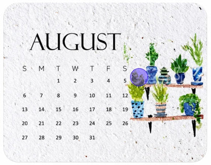 🌱 2027 Plantable Seed Calendar – Grow Flowers, Herbs & New Memories Month by Month