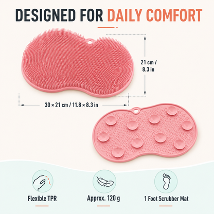 Shower Foot & Back Scrubber Massage Pad
