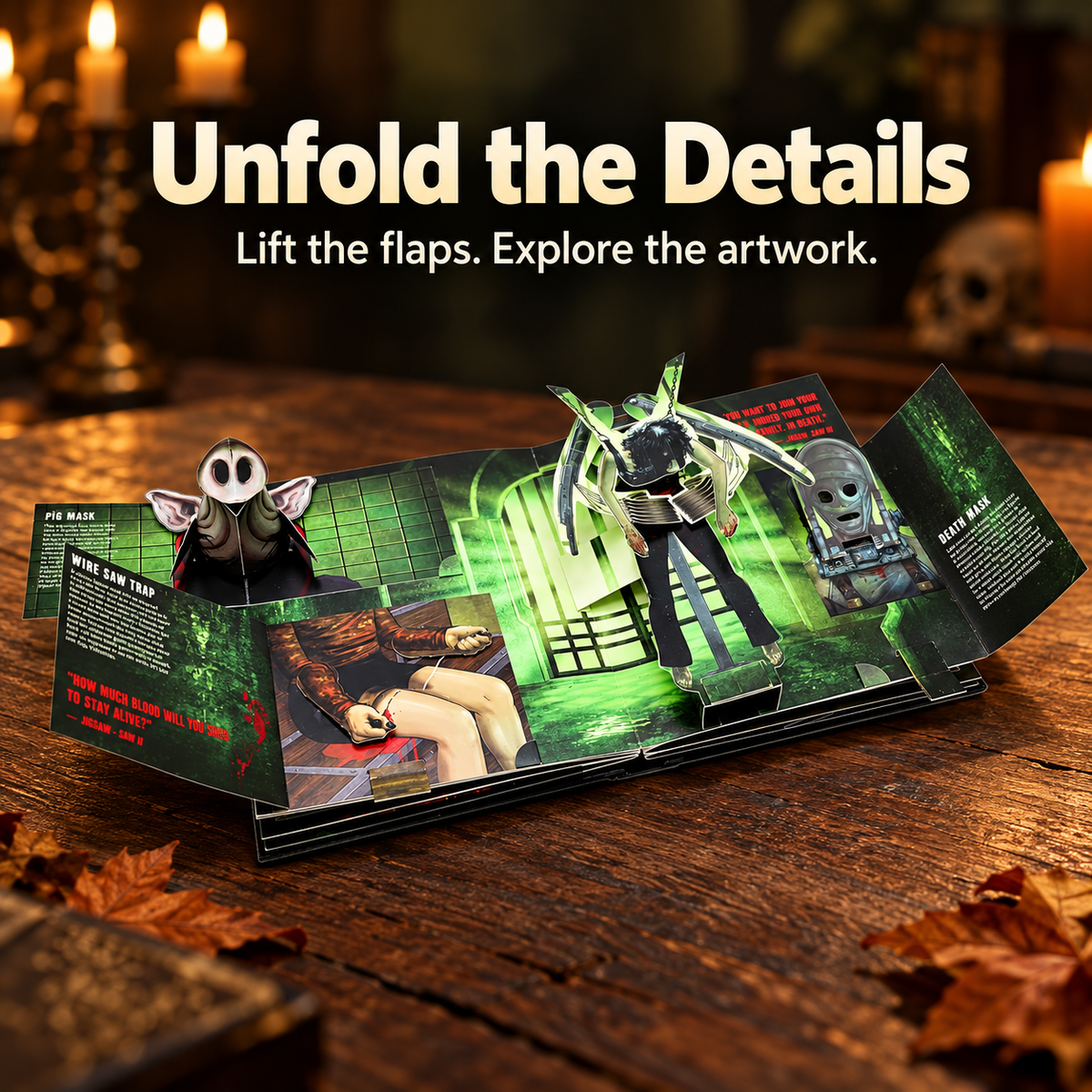 Saw: The Ultimate Pop-Up Book: Jigsaw's Traps Come Alive