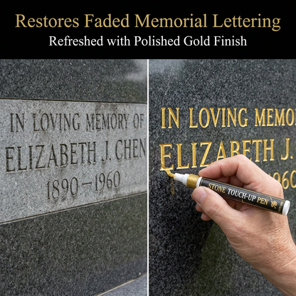 Gold Engraving Marker – Restore Faded Inscriptions with Care ✨