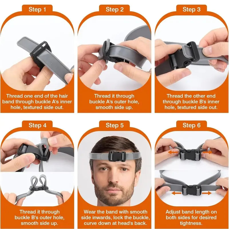 Unisex 4-Piece Hair Cutting Guide Kit