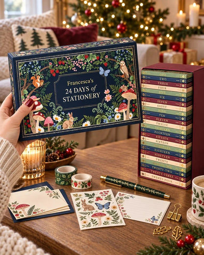 🎄 24-Day Stationery Advent Calendar 2026 – Christmas Gift Set 🎁