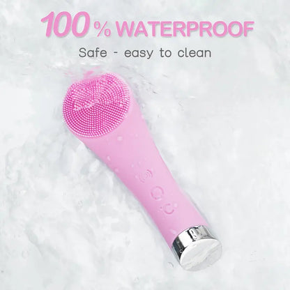 Heatable Vibrating Face Scrubber with Massage