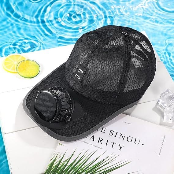 🔥Buy 2 Free Shipping ✨Cooling Solar Fan Hat – UV Protection & Breathable Mesh