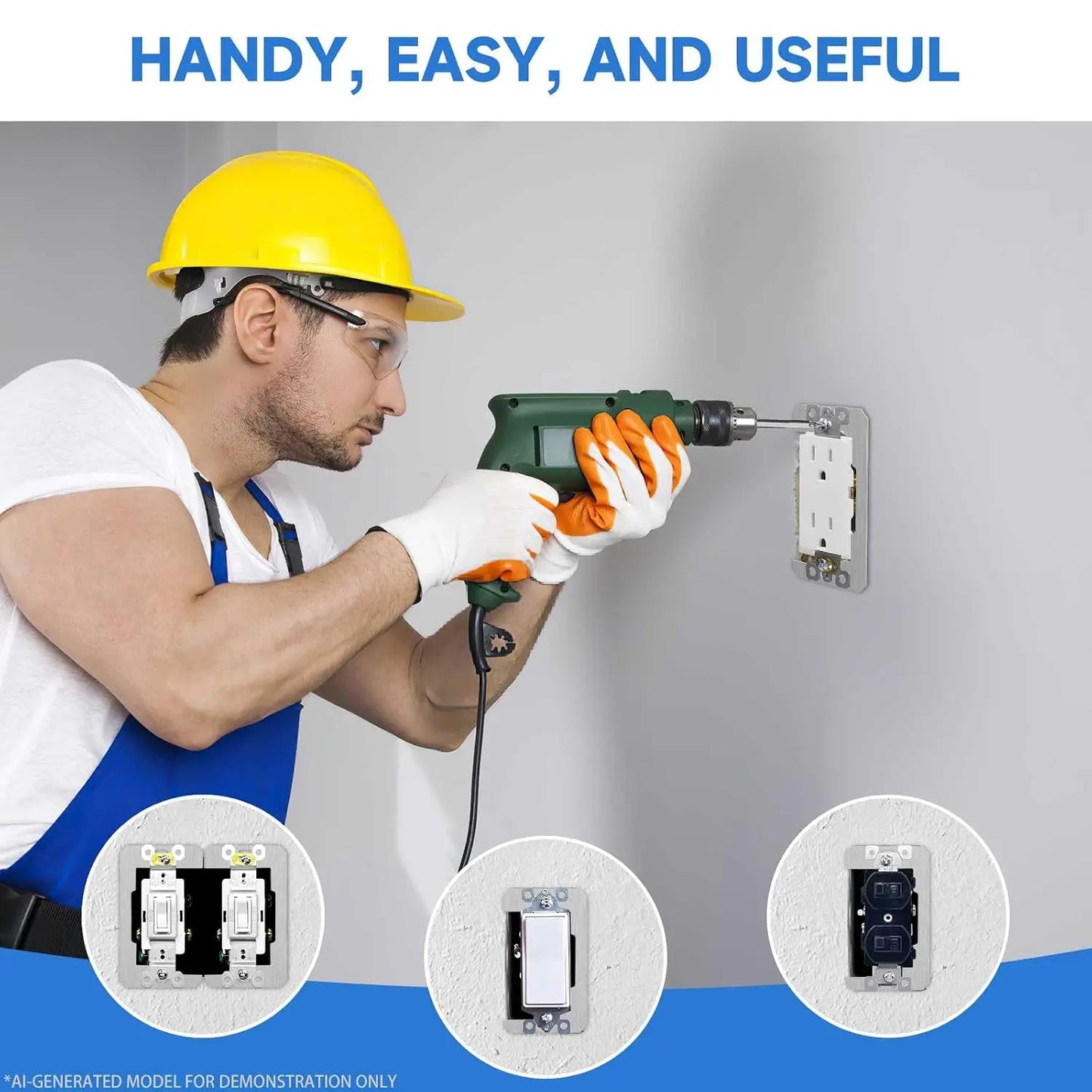 🔥Limited Time 49% OFF |  Wall Plate Spacers, Recessed Outlet Repair Shims for Sunken Electrical Outlets & Switch Plates