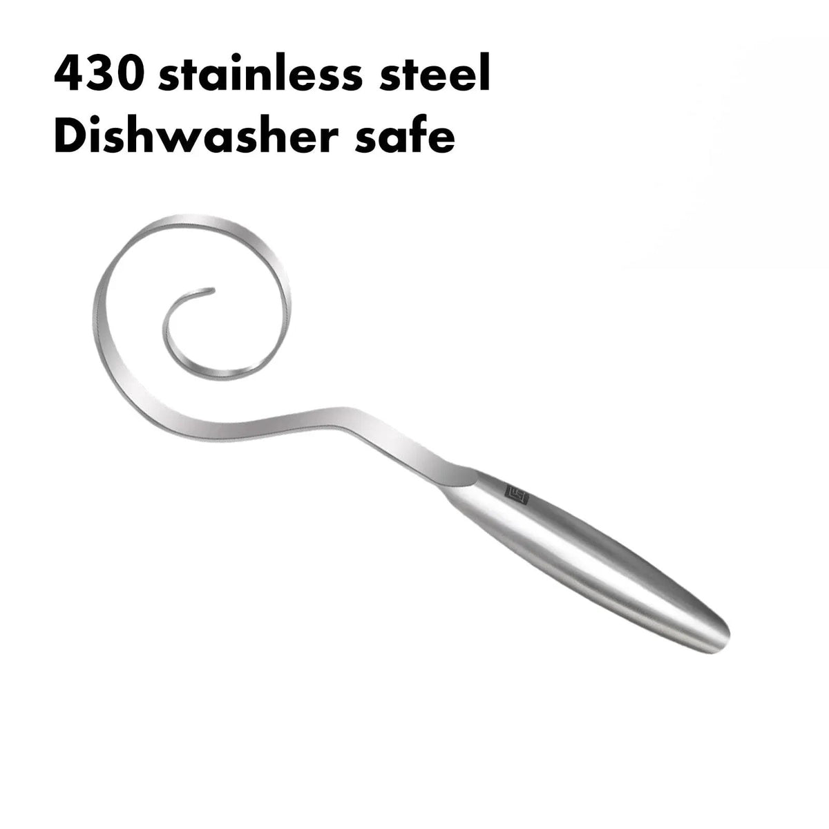 🎉🔥Seamless Dough Whisk, 430 stainless steel Dough Whisk, 9' Bread Whisk for Cooking