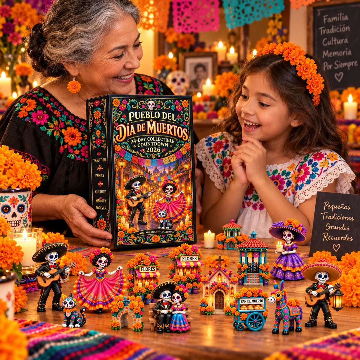 🔥DAY OF THE DEAD KICKOFF 49% OFF - 💀Day of the Dead Village Advent Calendar 2026🎁